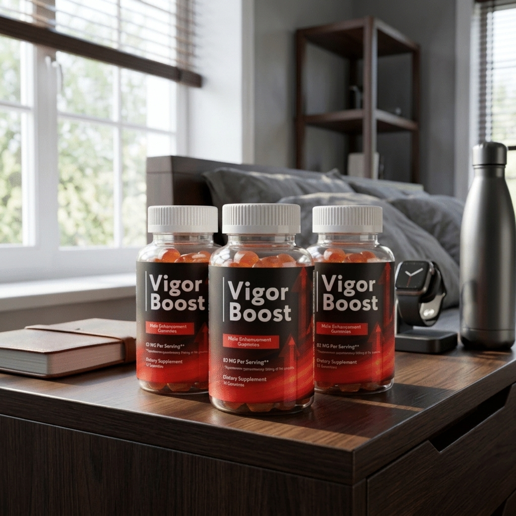 Vigor Boost dietary supplement bottles